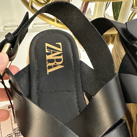 Zara| NWT Braided Platform Wedges - Picture 10 of 11